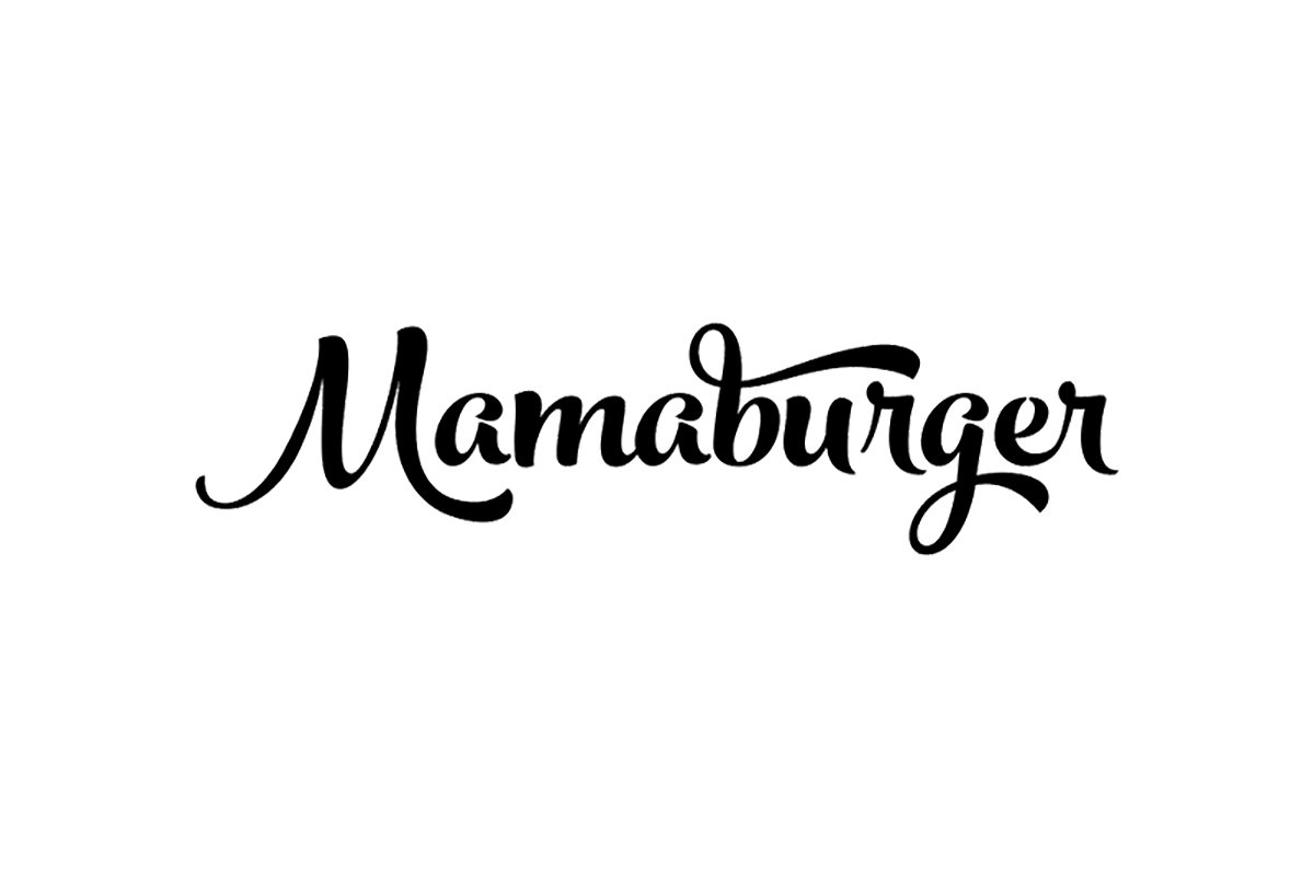  Mamaburger 餐飲品牌形象設(shè)計 標志字體設(shè)計
