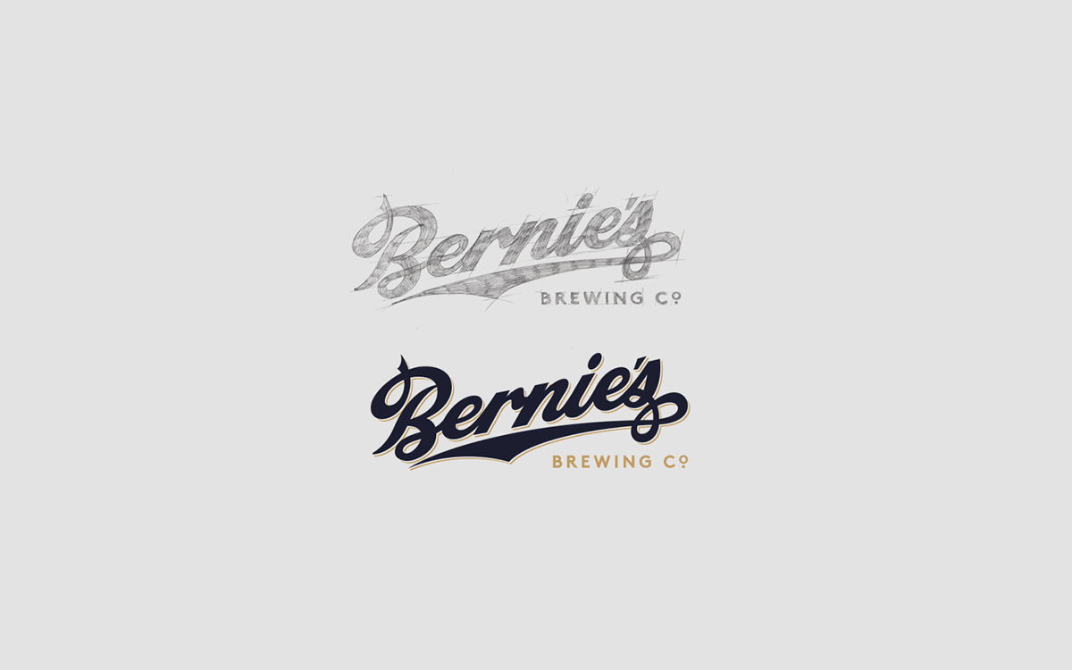 BERNIEG啤酒品牌設計  標志草稿展示