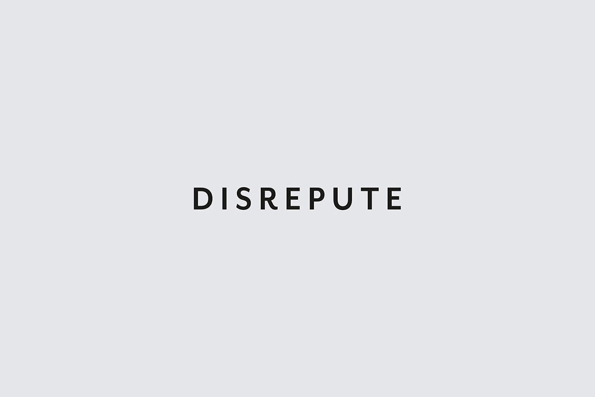 Disrepute酒吧品牌設(shè)計  字標設(shè)計