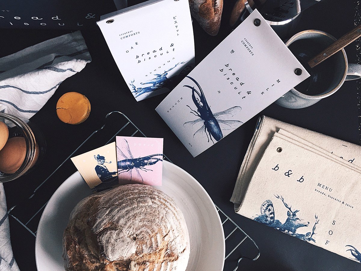 深圳品牌設(shè)計  深圳品牌策劃  Bbiscuit面包連鎖店視覺形象設(shè)計  吊牌設(shè)計
