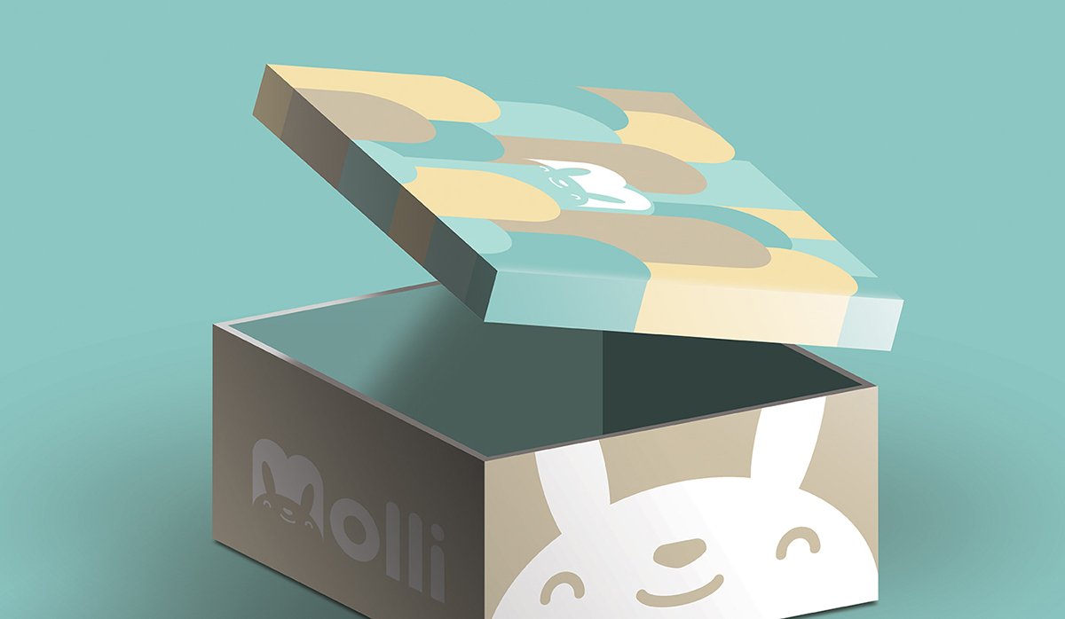 深圳品牌設(shè)計(jì)  深圳品牌策劃  Molli兒童服裝店品牌形象設(shè)計(jì)  包裝設(shè)計(jì)
