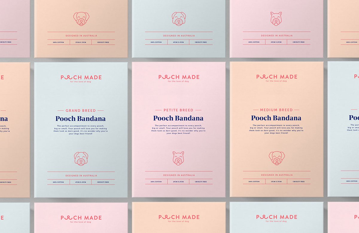 深圳品牌設(shè)計  深圳品牌策劃  Pooch Made零售商品牌形象展示  包裝設(shè)計