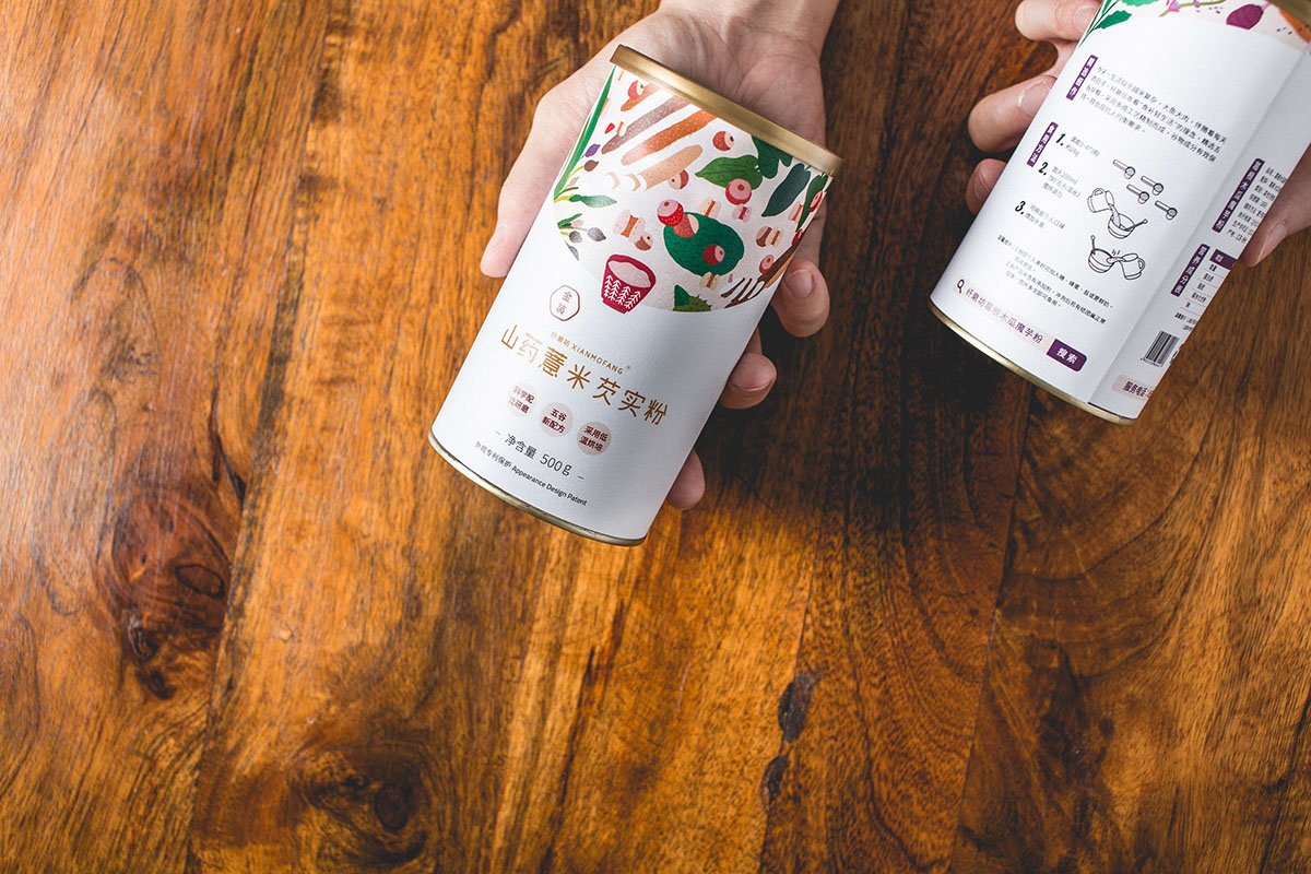深圳品牌設(shè)計  深圳品牌策劃  纖磨五谷粉品牌形象包裝設(shè)計  包裝設(shè)計