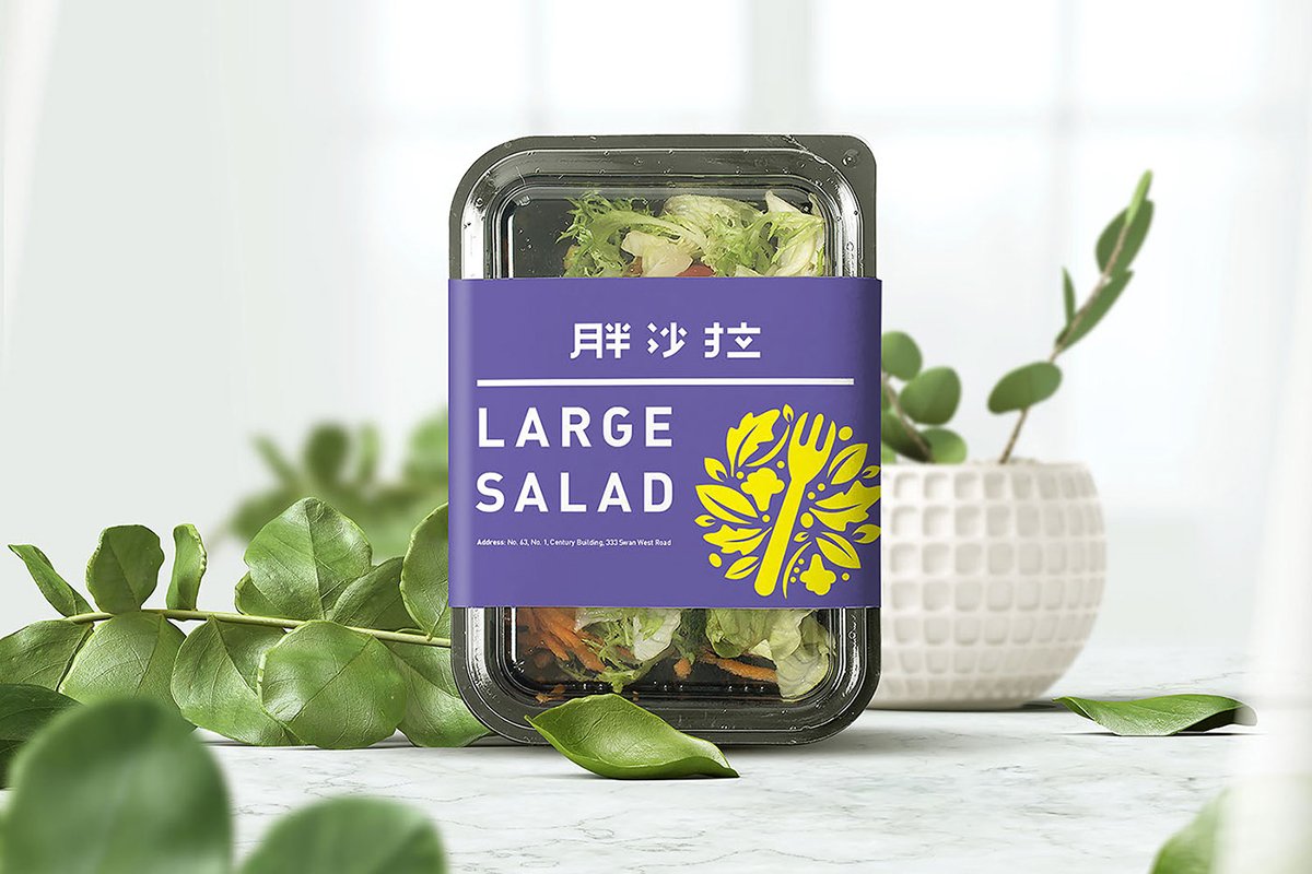 深圳品牌設(shè)計(jì)  深圳品牌策劃  胖沙拉輕食品牌形象設(shè)計(jì)  包裝設(shè)計(jì)