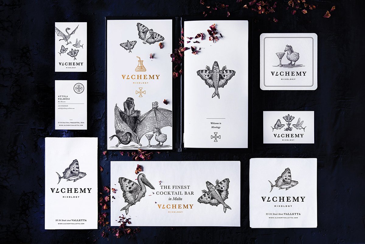 Alchemy Bar雞尾酒酒吧品牌設(shè)計(jì)欣賞,酒吧品牌設(shè)計(jì)，餐飲品牌設(shè)計(jì)，酒吧品牌策劃，酒吧品牌全案策劃，餐飲品牌策劃，深圳品牌設(shè)計(jì)，深圳品牌策劃，深圳品牌全案策劃，深圳品牌形象塑造，深圳包裝設(shè)計(jì)的，左右格局