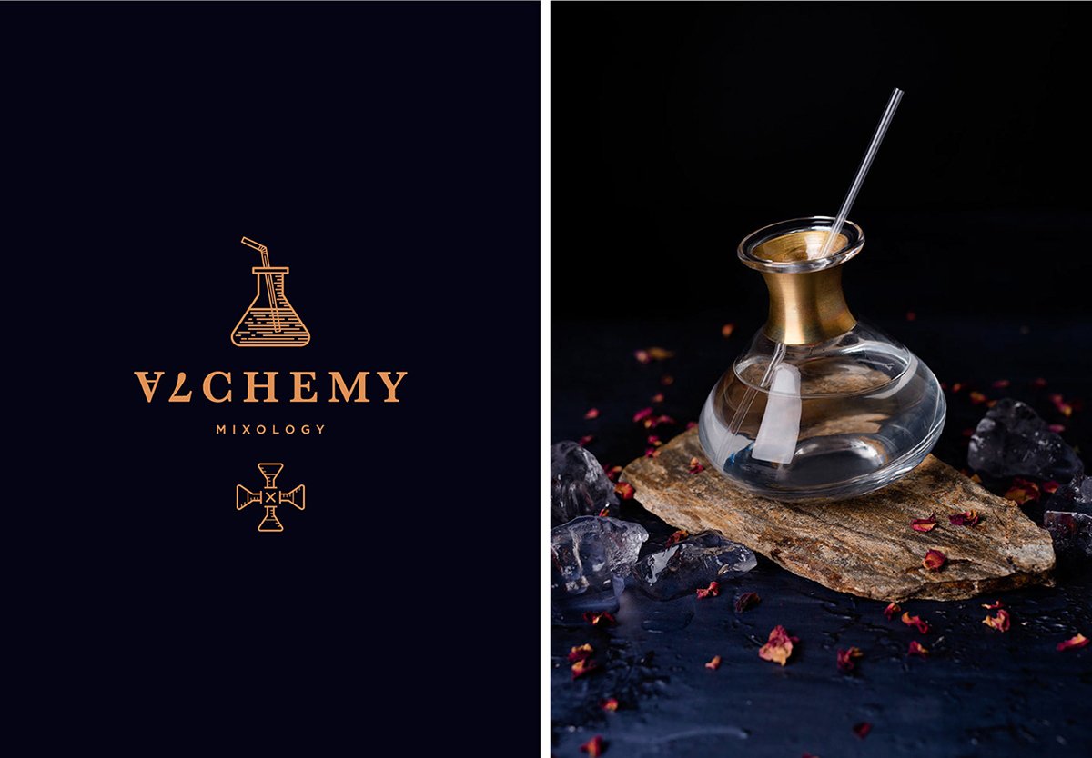 Alchemy Bar雞尾酒酒吧品牌設(shè)計(jì)欣賞,酒吧品牌設(shè)計(jì)，餐飲品牌設(shè)計(jì)，酒吧品牌策劃，酒吧品牌全案策劃，餐飲品牌策劃，深圳品牌設(shè)計(jì)，深圳品牌策劃，深圳品牌全案策劃，深圳品牌形象塑造，深圳包裝設(shè)計(jì)的，左右格局