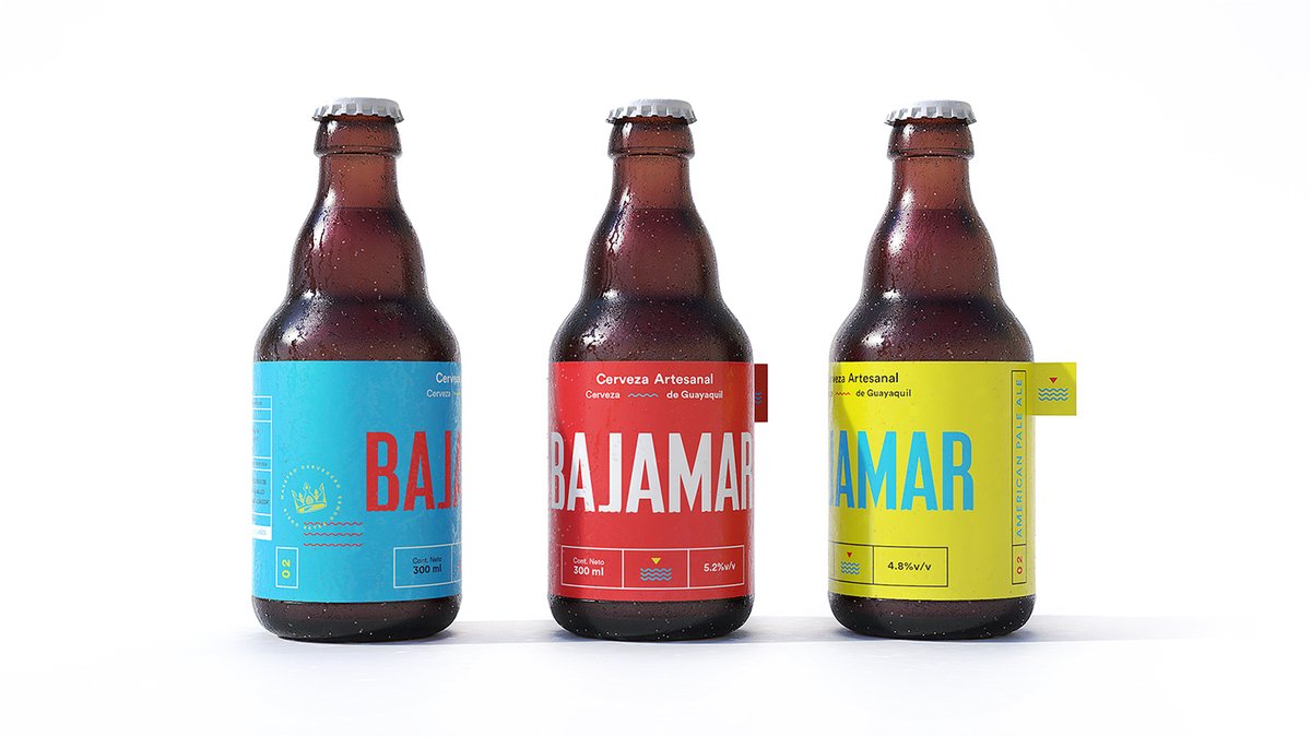 Bajamar 厄瓜多爾精釀啤酒品牌設計和品牌標識設計，品牌設計，啤酒品牌設計，品牌標識設計，企業(yè)品牌營銷，深圳品牌策劃，深圳品牌設計，左右格局