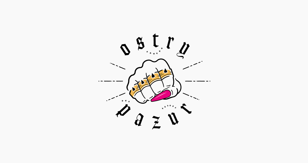 Ostry Pazur美甲中心品牌設(shè)計(jì)案例——“鋒利的爪子”個(gè)性化的品牌形象，品牌設(shè)計(jì)，品牌設(shè)計(jì)案例，美甲品牌設(shè)計(jì)，品牌形象設(shè)計(jì)，深圳品牌設(shè)計(jì)