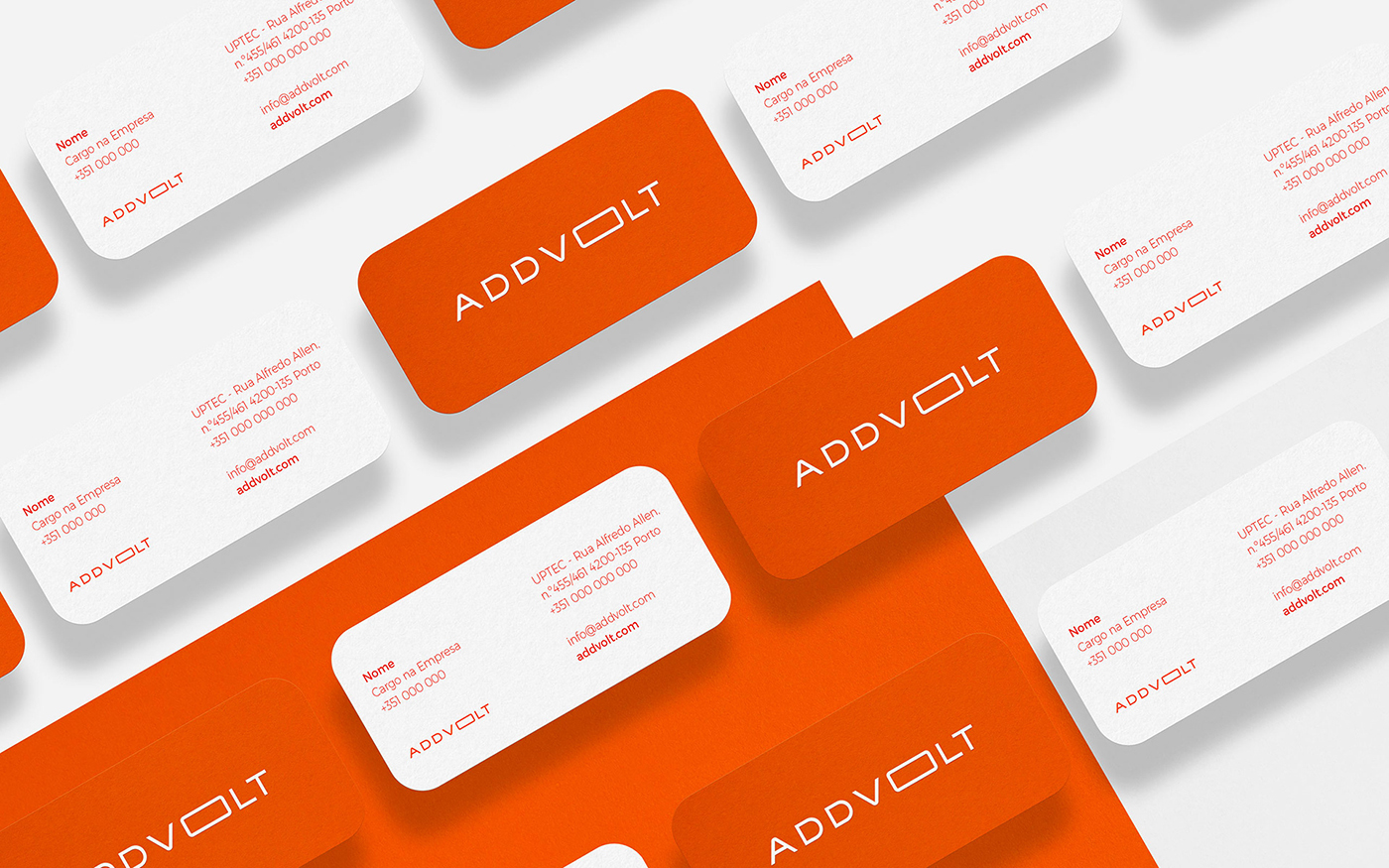 葡萄牙Addvolt 創(chuàng)新科技企業(yè)品牌設(shè)計欣賞，企業(yè)形象設(shè)計，深圳品牌設(shè)計，左右格局