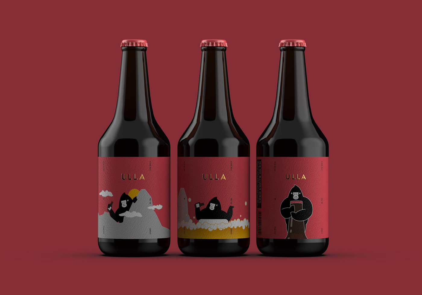精釀啤酒ULLA品牌設(shè)計(jì)——品牌IP化案例欣賞，餐飲品牌設(shè)計(jì)，品牌設(shè)計(jì)公司，品牌IP化，深圳品牌設(shè)計(jì)，左右格局