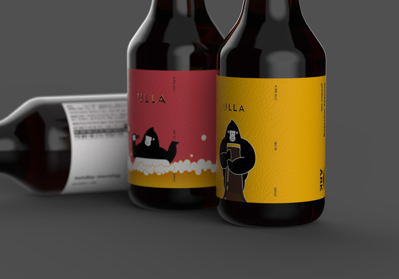 精釀啤酒ULLA品牌設(shè)計(jì)——品牌IP化案例欣賞，餐飲品牌設(shè)計(jì)，品牌設(shè)計(jì)公司，品牌IP化，深圳品牌設(shè)計(jì)，左右格局