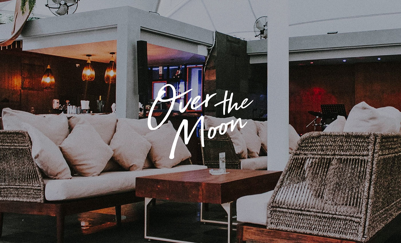 國際精品酒店品牌塑造——Over the Moon 品牌形象設計，酒店品牌設計，品牌形象塑造，深圳品牌設計，左右格局