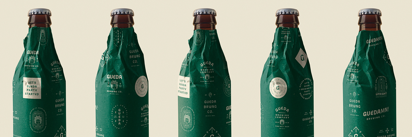 Gueda 精釀啤酒品牌設(shè)計(jì)和品牌包裝策劃，餐飲品牌設(shè)計(jì)，啤酒品牌設(shè)計(jì)，品牌包裝策劃，深圳品牌設(shè)計(jì)，左右格局