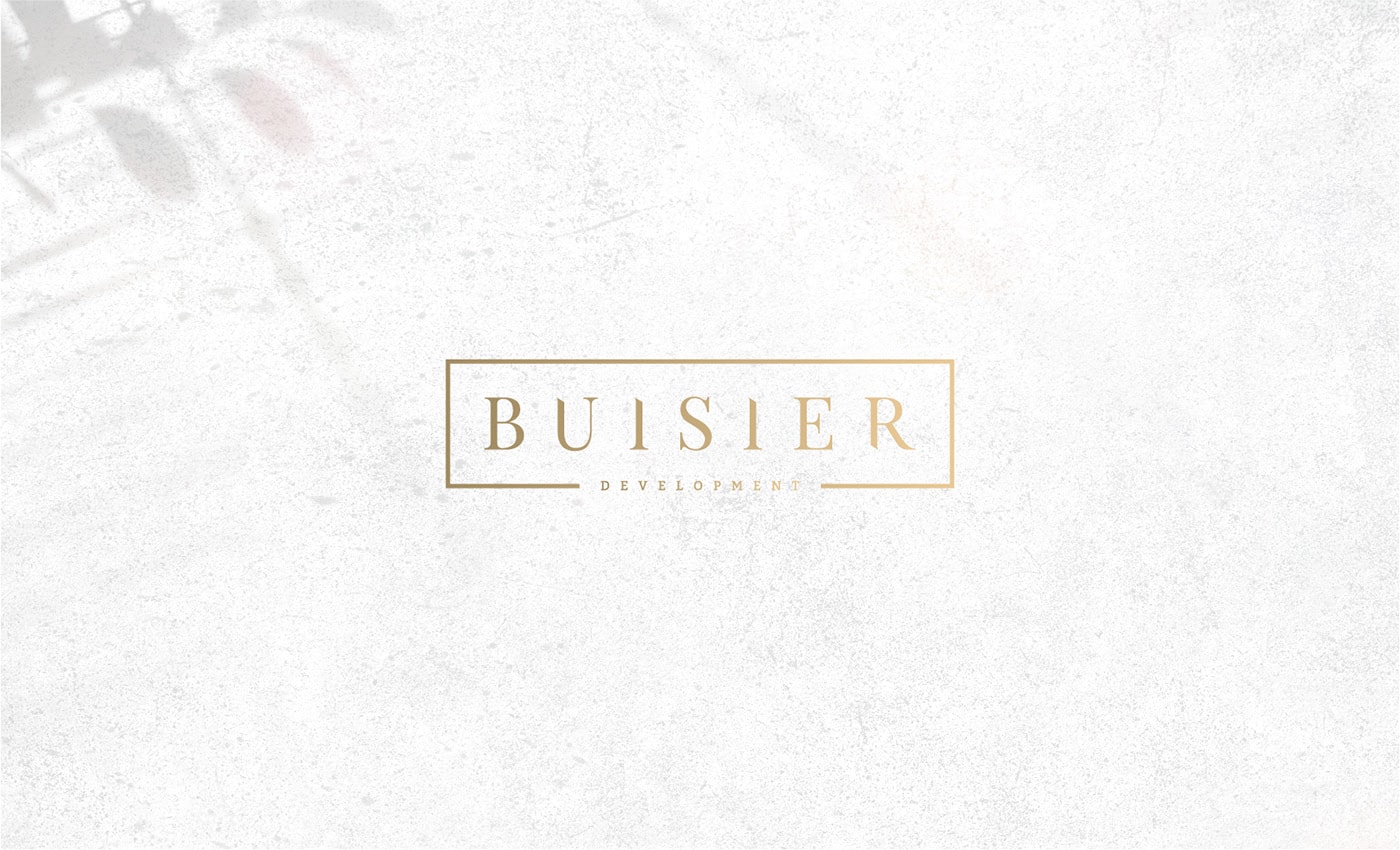 Buisier 精品房地產(chǎn)開發(fā)公司品牌形象設計，建筑品牌設計，企業(yè)形象設計，深圳品牌設計，左右格局