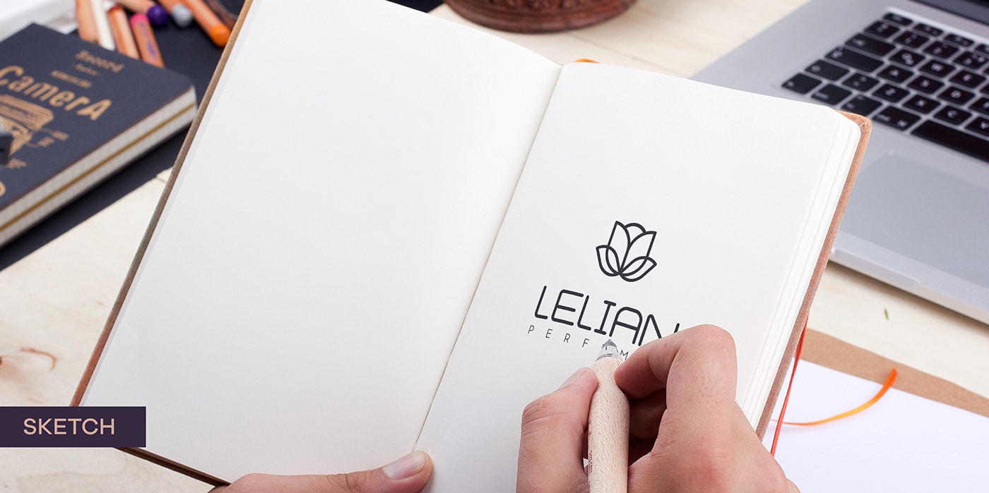 簡約精致 LELIAN 香水奢侈品品牌設(shè)計案例，香水品牌設(shè)計，化妝品品牌設(shè)計，深圳品牌設(shè)計，左右格局