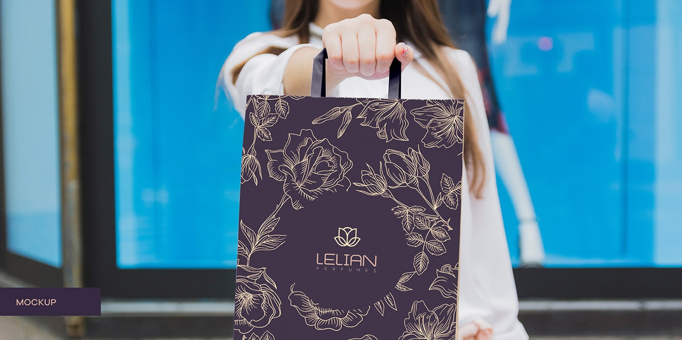 簡約精致 LELIAN 香水奢侈品品牌設(shè)計案例，香水品牌設(shè)計，化妝品品牌設(shè)計，深圳品牌設(shè)計，左右格局